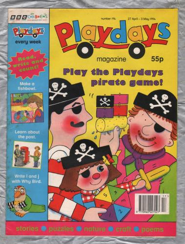 Playdays Magazine - No.194 - 27 April-3 May 1994 - `Story-Dilly Goes Missing` - Published by BBC Magazines