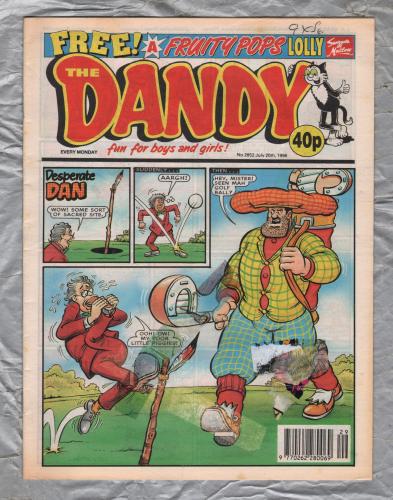 The Dandy - Issue No.2852 - July 20th 1996 - `Foxy` - D.C. Thomson & Co. Ltd
