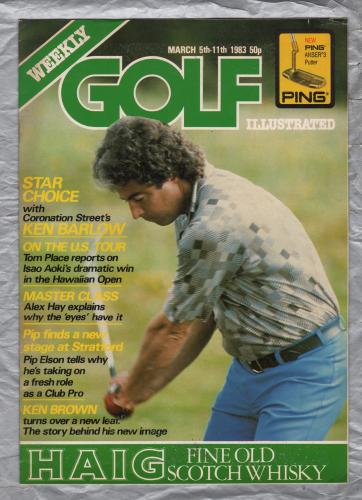 Golf Illustrated - Vol.195 No.3916 - March 5th-11th 1982 - `Ken Brown` - Published By The Harmsworth Press     