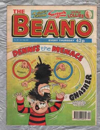 The Beano - Issue No.2871 - July 26th 1997 - `Dennis The Menace And Gnasher` - D.C. Thomson & Co. Ltd