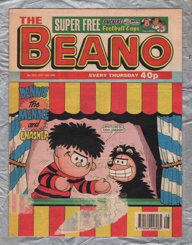 The Beano - Issue No.2817 - July 13th 1996 - `Dennis The Menace And Gnasher` - D.C. Thomson & Co. Ltd