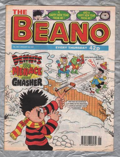 The Beano - Issue No.2842 - January 4th 1997 - `Dennis The Menace And Gnasher` - D.C. Thomson & Co. Ltd
