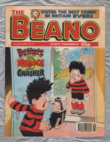 The Beano - Issue No.2891 - December 13th 1997 - `Dennis The Menace And Gnasher` - D.C. Thomson & Co. Ltd