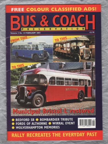 Bus & Coach Preservation - Vol.3 No.10 - February 2001 - `Munisipal Bristol L Restored` - Published by Kelsey Publishing Group