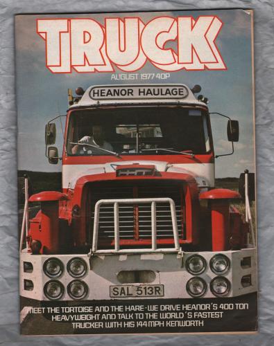TRUCK - August 1977 - `Test Match: The Volvo Eight Leggers` - Published by F F Publishing Ltd