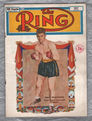 `The Ring` - July 1950 - Vol.29 No.6 - U.K Edition - `Charles Layoff Chaotic` - Published by Hermitage Publications Ltd    