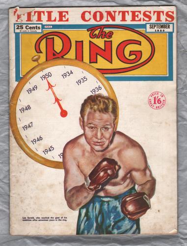 `The Ring` - September 1950 - Vol.29 No.8 - U.K Edition - `Joe Will Fight Ezz` - Published by Hermitage Publications Ltd     