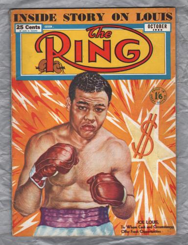 `The Ring` - October 1950 - Vol.29 No.9 - U.K Edition - `Joe Louis` - Published by Hermitage Publications Ltd     