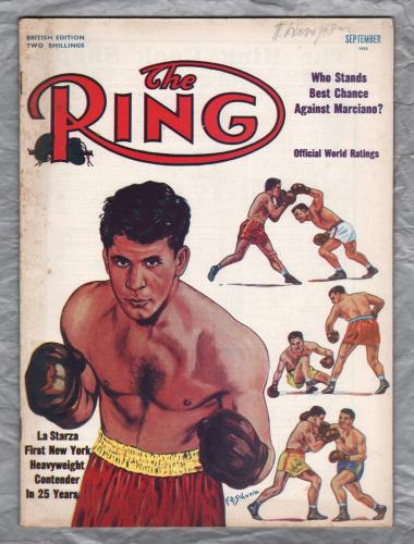 `The Ring` - September 1953 - Vol.32 No.8 - U.K Edition - `Who Stands Best Chance Against Marciano` - Published by The Ring, Inc.    