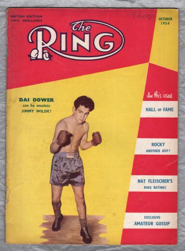 `The Ring` - October 1954 - Vol.33 No.9 - U.K Edition - `Dai Dower` - Published by The Ring, Inc.       