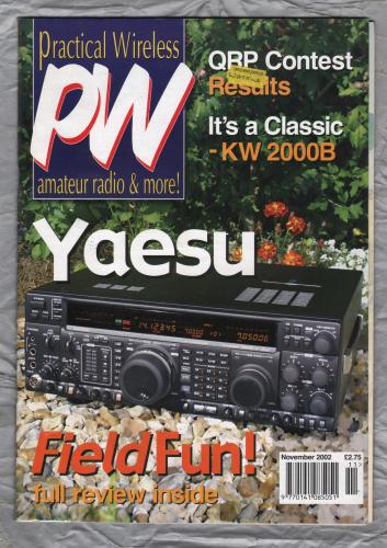 Practical Wireless - Vol.79 No.11 - November 2002 - `Valve & Vintage` - Published by PW Publishing Ltd