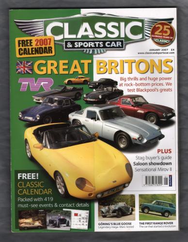Classic And Sportscar Magazine - January 2007 - Vol.25 No.10 - `Range Rover Generations` - Published by Haymarket Magazines Ltd