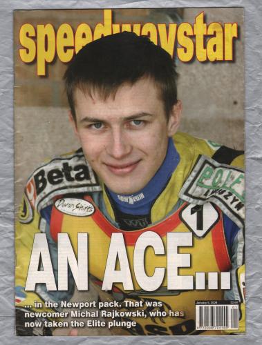 Speedwaystar - Vol.56 No.42 - January 5 2008 - `An Ace...In The Newport Pack...` - Published by Pinegen Ltd