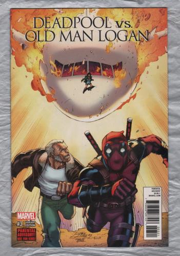 Varient Edition - No.3 - `DEADPOOL vs OLD MAN LOGAN` - by Declan Shalvey - Illustrated by Mike Henderson - February 2018 - Published by Marvel Worldwide. Inc