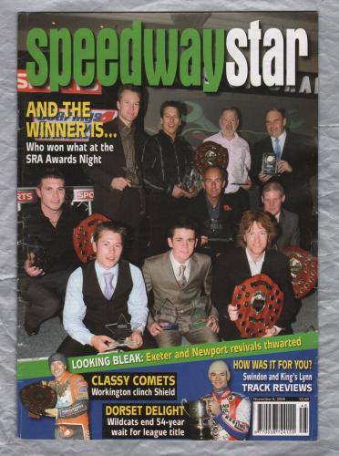 Speedwaystar - Vol.57 No.34 - November 8 2008 - `And The Winner Is...` - Published by Pinegen Ltd