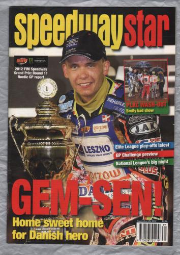 Speedwaystar - Vol.61 No.29 - September 29 2012 - `GEM-SEN!` - Published by Pinegen Ltd