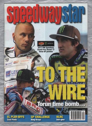 Speedwaystar - Vol.61 No.30 - October 6 2012 - `To The Wire` - Published by Pinegen Ltd