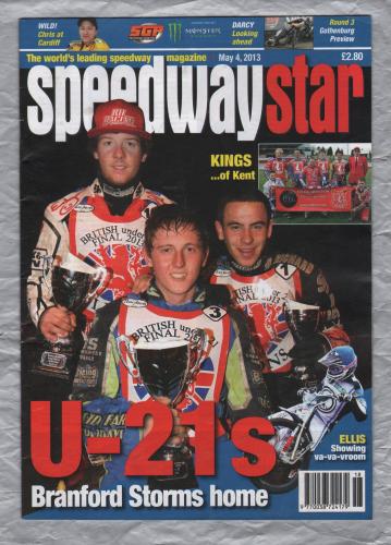 Speedwaystar - Vol.62 No.8 - May 4 2013 - `U-21s` - Published by Pinegen Ltd