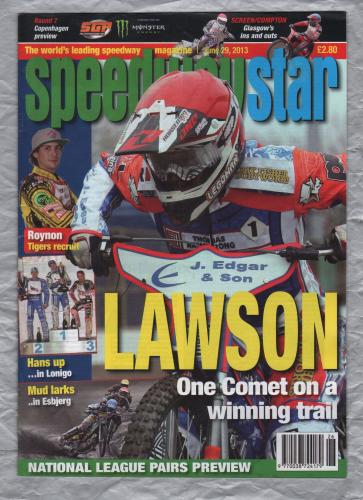 Speedwaystar - Vol.62 No.16 - June 29 2013 - `LAWSON` - Published by Pinegen Ltd