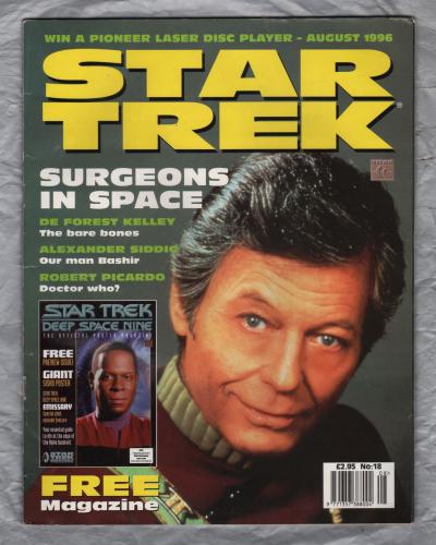 STAR TREK Monthly - Vol.1 No.18 - August 1996 - `Surgeons In Space` - Published by Titan Magazines