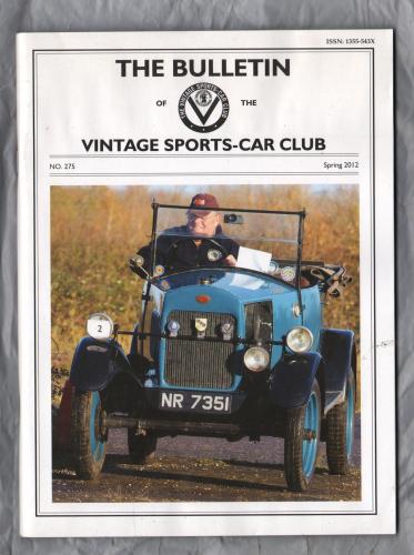 THE BULLETIN of the Vintage Sports-Car Club - Issue No.275 - Spring 2012 - `Grand Prix Failures` - Published by The VSCC