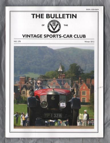 THE BULLETIN of the Vintage Sports-Car Club - Issue No.278 - Winter 2012 - `Pembrey Sprint` - Published by The VSCC