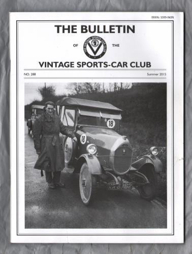 THE BULLETIN of the Vintage Sports-Car Club - Issue No.288 - Summer 2015 - `Goodwood Members Meeting` - Published by The VSCC