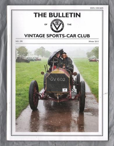 THE BULLETIN of the Vintage Sports-Car Club - Issue No.290 - Winter 2015 - `Kerbside Encounters` - Published by The VSCC