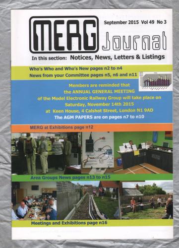 MERG Journal - 2015 - Vol.49 No.3 - `Beginners Corner - Software` - Two Sections - Published by MERG