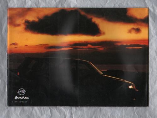 Sales Brochure - `SsangYong - A New Breed Of 4x4` (Musso) - circa 1997 - English Language - Unpaginated with some Fold Out Pages