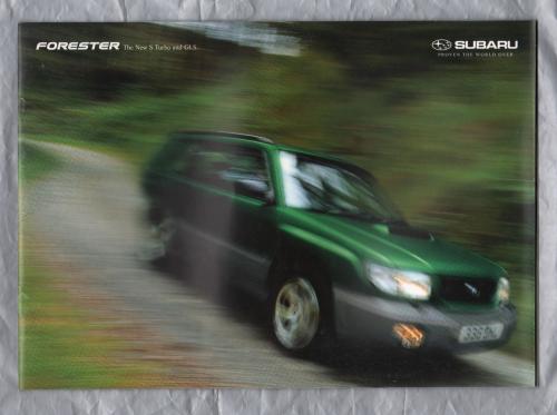 Sales Brochure - `Subaru Forester` - circa 1998 - English Language - Unpaginated Fold Out Pages