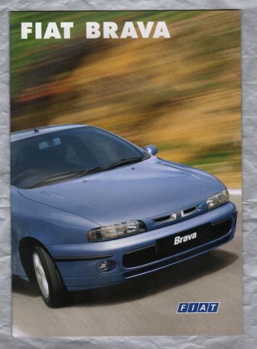 Sales Brochure - `FIAT BRAVA` - December 1998 - English Language - Cover to Cover 32 Pages -  A4 Sized Brochure