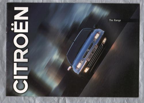 Sales Brochure - `CITROEN - The Range` - May 1998 - English Language - Unpaginated - A4 Sized Brochure