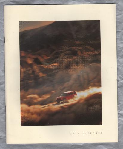 Sales Brochure - `JEEP CHEROKEE` - October 1997 - English Language - 24 Pages - A4 Sized Brochure