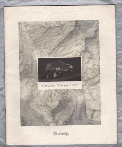 Sales Brochure - `JEEP GRAND CHEROKEE` - January 1996 - English Language - 24 Pages - A4 Sized Brochure