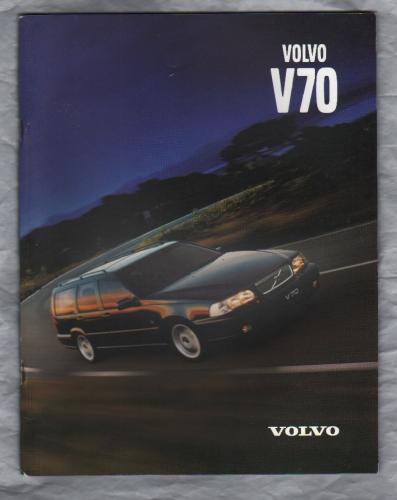 Sales Brochure - `VOLVO V70` - July 1998 - English Language - A4 Sized - 44 Pages