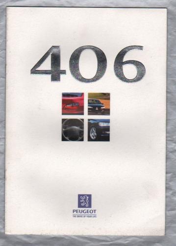 Sales Brochure - Peugeot `406` - September 1997 - English Language - Unpaginated - A4 Sized Brochure