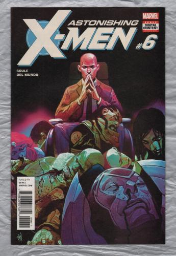 No.6 - `Astonishing X-MEN` - `Life of X` - by Charles Soule - Illustrated by Mike Del Mundo - February 2018 - Published by Marvel Worldwide. Inc