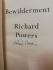 `Bewilderment` - Richard Powers - First U.K Edition - First Print - Hardback - Hutchinson Heinemann - 2021 - Signed Copy