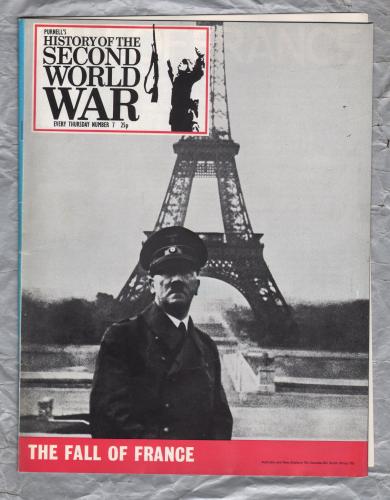 History of the Second World War - Vol.1 - No.7 - `The Fall Of France` - B.P.C Publishing. - c1970`s 