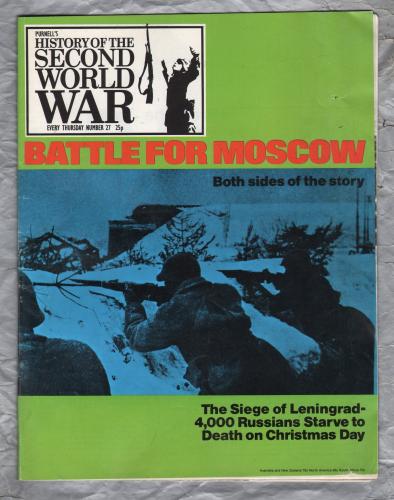 History of the Second World War - Vol.2 - No.27 - `Battle For Moscow` - B.P.C Publishing. - c1970`s 