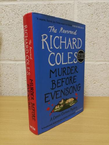 `Murder Before Evensong` - The Reverend Richard Coles - First U.K Edition - First Print - Hardback - Weidenfeld & Nicolson - 2022 - Signed Copy