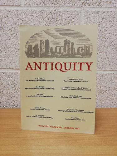 Antiquity - A Quarterly Review of Archaeology - `Richard Reece: British Sites and their Roman Coins` - Vol.67 Issue 257 - December 1993 - Softcover - Antiquity Publications