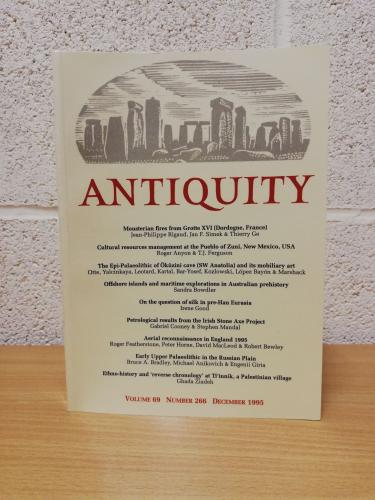 Antiquity - A Quarterly Review of Archaeology - `Anne & Michael Eastham: Palaeolithic Images and the Greek Auk` - Vol.69 Issue 266 - December 1995 - Softcover - Antiquity Publications