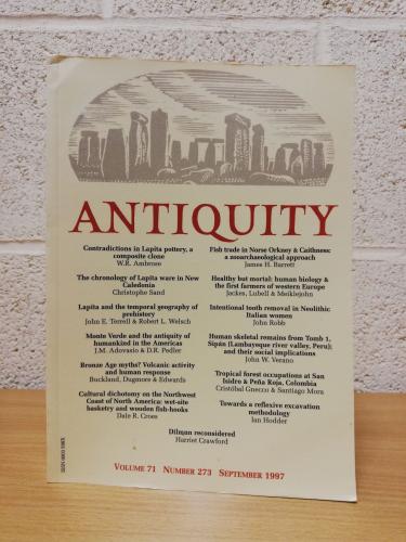 Antiquity - A Quarterly Review of Archaeology - `John Waddell: The Irish Discovery Programme` - Vol.71 Issue 273 - September 1997 - Softcover - Antiquity Publications