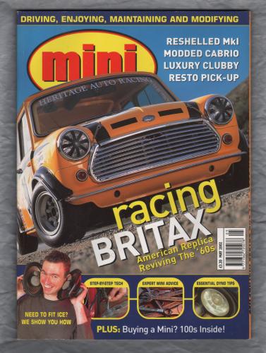 Mini Magazine - May 2002 - `Racing Britax - American Replica Reviving The `60s` - Published by A&S Publishing Co. Ltd