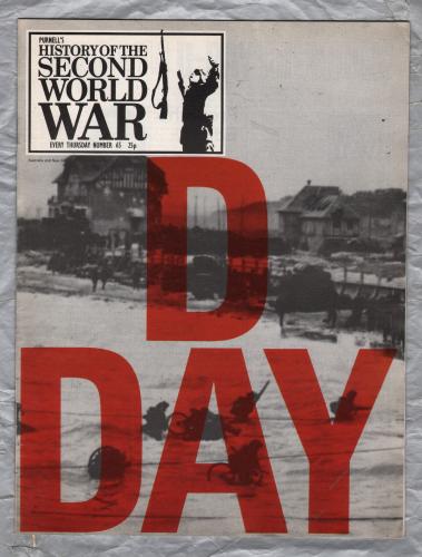 History of the Second World War - Vol.5 - No.65 - `D-Day` - B.P.C Publishing. - c1970`s 