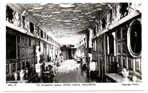 `WPL 47 The Elizabethan Gallery, Powis Castle, Welshpool` - Postally Unused - Frith`s Postcard.