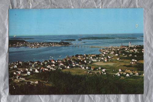 `The Beals Island Bridge` - Postally Used - Jonesport, ME  September 7 1967 Postmark - Augustus D.Phillips & Sons Postcard