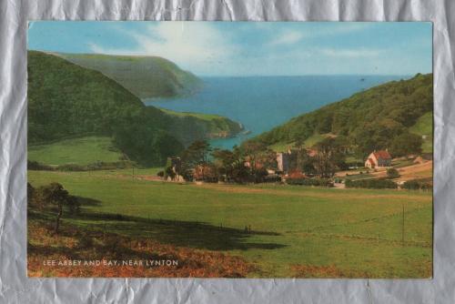 `Lee Abbey And Bay, Near Lynton` - Devon - Postally Used - Lynton And Lynmouth 27 May 1975 Postmark - J.Salmon Postcard.